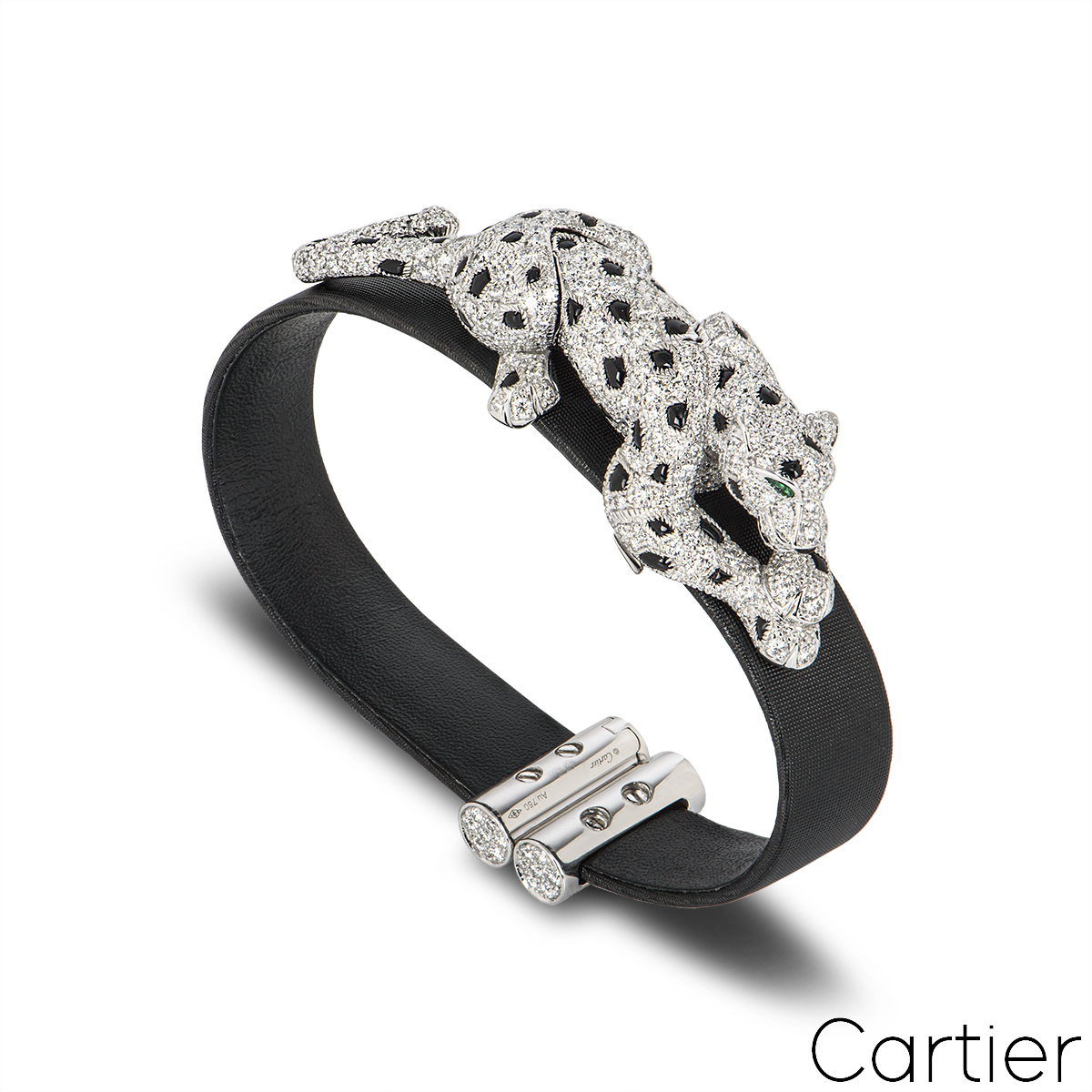 Cartier White Gold Panthere De Cartier Bracelet 4.13ct H6001017